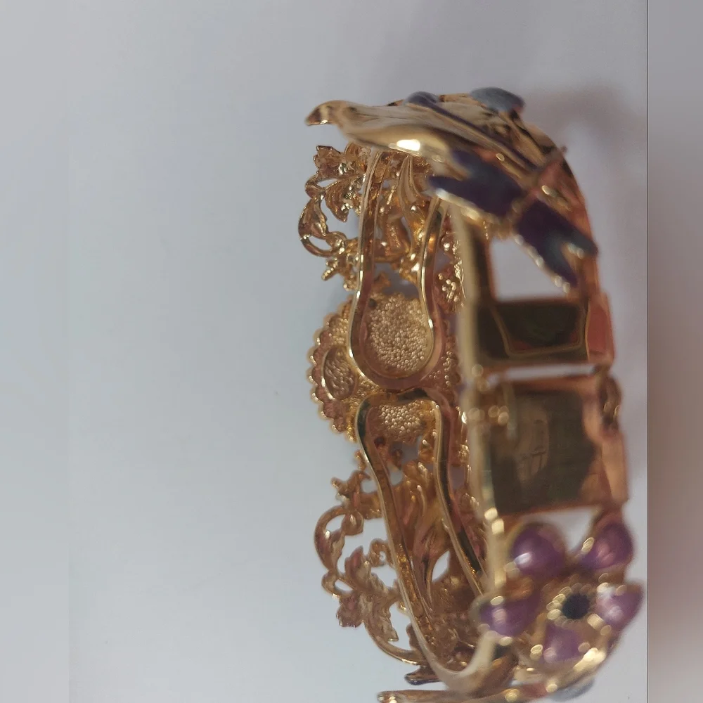 Kirks Folly Legacy Cloudwalker Dreams Cuff Bracelet Gold Tone Unicorn NEW - Picture 9 of 9